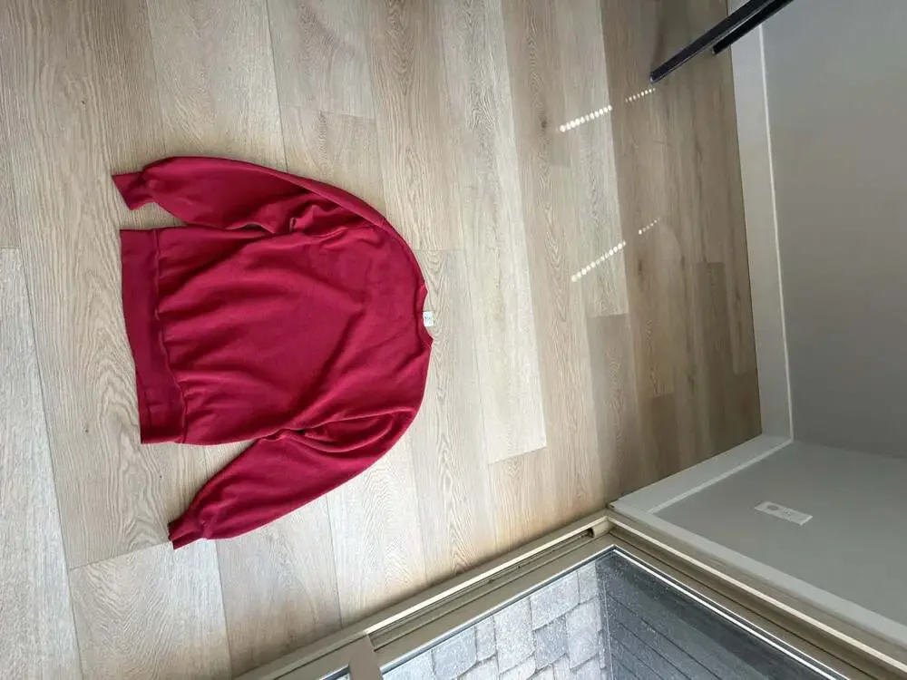 Vintage Jerzees Activewear Red Plain Crewneck Sweatshirt Made in USA Size Large